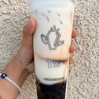 T% Coffee +Tea - Stockton - Tiger Brown Sugar Boba (added Mochi) - Bubble Tea Near Me - Stockton, California T% Coffee +Tea - Stockton - Tiger Brown Sugar Boba (added Mochi) - Bubble Tea Near Me - Stockton, California