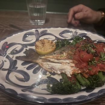 Mia's Italian Kitchen - Branzino with Broccolini - Pizza Near Me - Alexandria, Virginia Mia's Italian Kitchen - Branzino with Broccolini - Pizza Near Me - Alexandria, Virginia