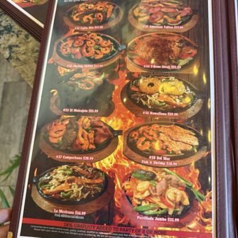 Hacienda Leones - Menu - Seafood Near Me - Tyler, Texas