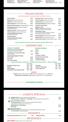 Menu photo 6 Liuzza's Restaurant & Bar New Orleans, LA Menu photo 6 Liuzza's Restaurant & Bar New Orleans, LA