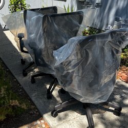 Tekbenches - Chairs were cleaned, disinfected, and secured in plastic covering upon delivery. Exceptional customer service!!