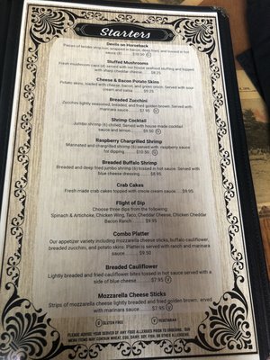 Menu photo 8 The Beefeaters Restaurant Bradford, PA