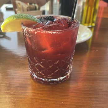 Noyo River Grill - Blackberry Margarita and it was so good. - American Near Me - Fort Bragg, California