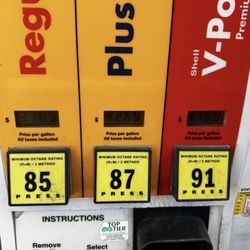 White Mountain Trading Post - Gas prices.