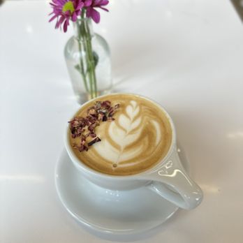 Heirloom Brewshop - Rose ginger latte - Coffee & Tea Near Me - Raleigh, North Carolina Heirloom Brewshop - Rose ginger latte - Coffee & Tea Near Me - Raleigh, North Carolina