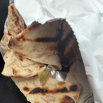 Platía Greek Kitchen - Lettuce on brunt pita! - Greek Near Me - Syosset, New York