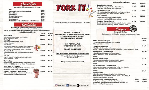 Menu photo 7 Fork It Stockton, CA