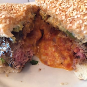 Whitmans - Juicy Lucy insides - Burgers Near Me - New York, New York Whitmans - Juicy Lucy insides - Burgers Near Me - New York, New York