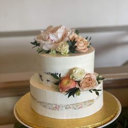 Fractal Flora - Florals on our wedding cake
