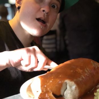Reno Room - Mushroom bean burrito (wet) - Dive Bars Near Me - Long Beach, California Reno Room - Mushroom bean burrito (wet) - Dive Bars Near Me - Long Beach, California