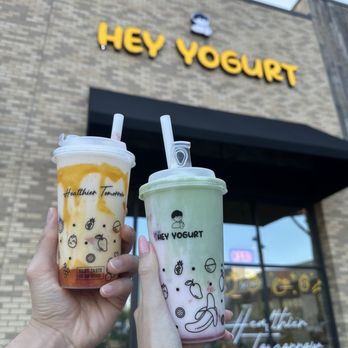 Hey Yogurt - Mango Strawberry & Match Strawberry - Juice Bars & Smoothies Near Me - Carrollton, Texas Hey Yogurt - Mango Strawberry & Match Strawberry - Juice Bars & Smoothies Near Me - Carrollton, Texas