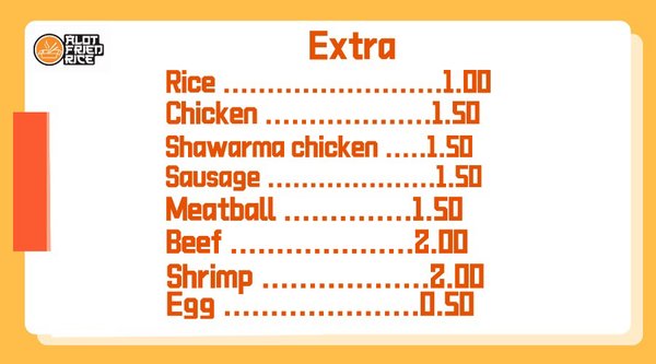Menu photo 4 A Lot Fried Rice Kissimmee, FL Menu photo 4 A Lot Fried Rice Kissimmee, FL