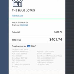Receipt