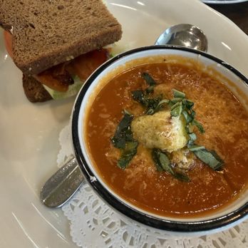 Sunny Side Cafe - Half sandwich & cup of soup - Breakfast & Brunch Near Me - Seal Beach, California