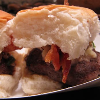 The Greasy Wiener - Bacon Bleu Igg slider - Hot Dogs Near Me The Greasy Wiener - Bacon Bleu Igg slider - Hot Dogs Near Me