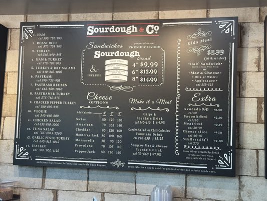 Menu photo 1 Sourdough & Co Yorba Linda, CA