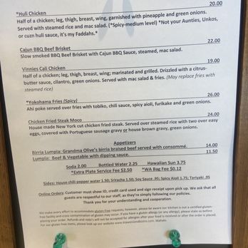 Kiawe Island Bistro - 6/10/26 Kiawe Specials - Hawaiian Near Me - Vancouver, Washington