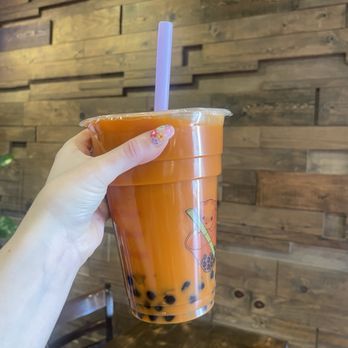 Cozy Tea & Juice - Boba Thai tea with straw jelly - Coffee & Tea Near Me - Valencia, California Cozy Tea & Juice - Boba Thai tea with straw jelly - Coffee & Tea Near Me - Valencia, California