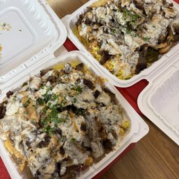 Half and half gyro