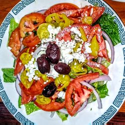 Hanging Gardens Mediterranean Food - Colorful Greek salad has a nice variety