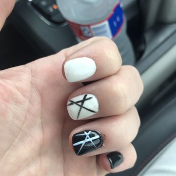 Olive Nails And Wax - White polish already chipping. - Nail Salons Near Me - Jacksonville, Florida Olive Nails And Wax - White polish already chipping. - Nail Salons Near Me - Jacksonville, Florida