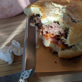 Butchies - Look at that giant burger! - Salad Near Me - Whitby, Ontario