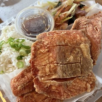 A&J Seafood Shack - Salmon plate - Asian Fusion Near Me - San Pedro, California A&J Seafood Shack - Salmon plate - Asian Fusion Near Me - San Pedro, California