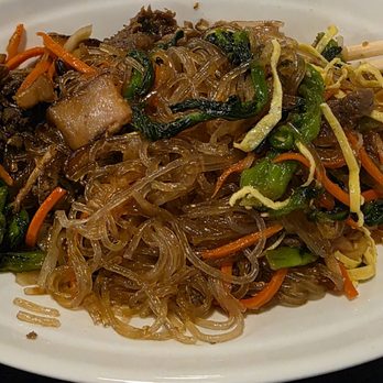 Ha Sushi - Japchae: glass noodles with veg and beef - Japanese Near Me - Upland, California Ha Sushi - Japchae: glass noodles with veg and beef - Japanese Near Me - Upland, California