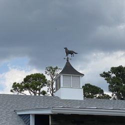 Von Trapp Animal Lodge - Puppy weather vane