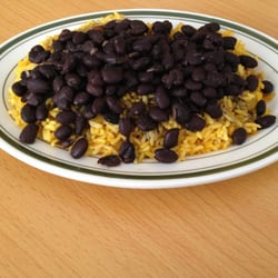 Paellas Cafe - Rice and beans.