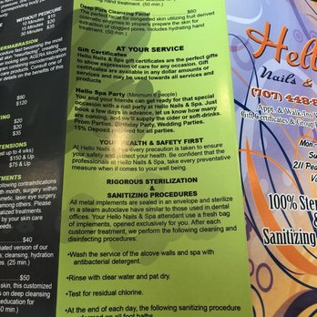 Hello Nails & Spa - Day Spas Near Me - Vacaville, California Hello Nails & Spa - Day Spas Near Me - Vacaville, California