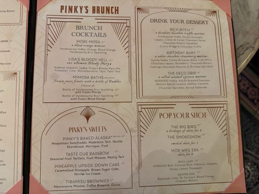 Menu photo 4 Pinky's By Vanderpump Las Vegas, NV