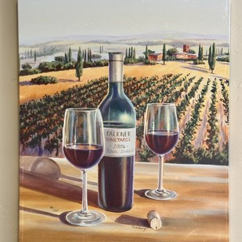 Falkner Winery - Falkner Winery painting - Wineries Near Me - Temecula, California