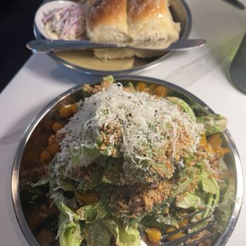Mother Other - Farmers Market Salad & Parker House Rolls with Spring Radish Butter - Vegan Near Me - Denver, Colorado Mother Other - Farmers Market Salad & Parker House Rolls with Spring Radish Butter - Vegan Near Me - Denver, Colorado
