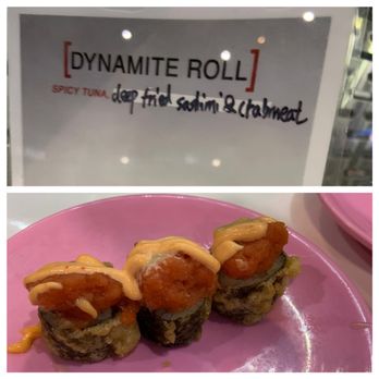 Neo sushi express - Dynamite Roll - Conveyor Belt Sushi Near Me - Raleigh, North Carolina Neo sushi express - Dynamite Roll - Conveyor Belt Sushi Near Me - Raleigh, North Carolina