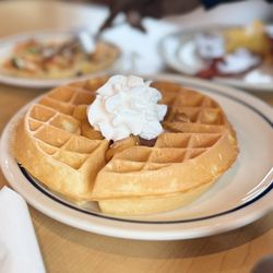 Cinnamon apple Belgian Waffle