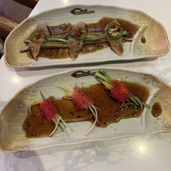 Sushi Kingdom - Yellowtail Jalapeños & Tuna Carpaccio - Sushi Bars Near Me - Dunwoody, Georgia