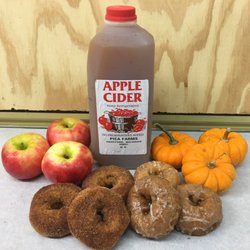 Piggott's Farm Market & Bakery - Delicious apple cider and pumpkin spice donuts with fresh made apple cider!