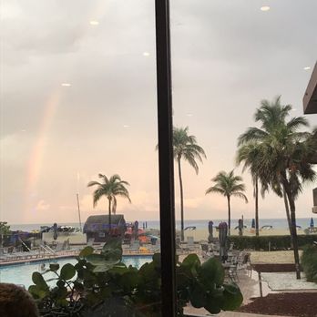 Seaside Grill & Tiki Bar - View at dinner from inside restaurant - Seafood Near Me - Pompano Beach, Florida Seaside Grill & Tiki Bar - View at dinner from inside restaurant - Seafood Near Me - Pompano Beach, Florida