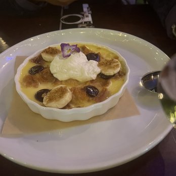 Benchmark - Croissant bread pudding  " I'd say more of a cream brûlée" - New American Near Me - Santa Ana, California