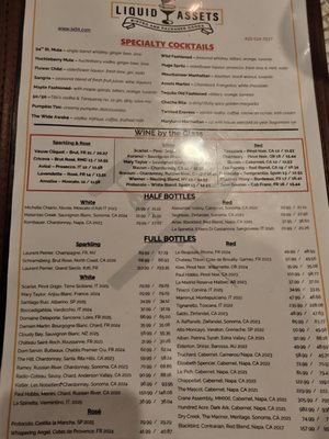 Menu photo 2 Liquid Assets Ocean City, MD Menu photo 2 Liquid Assets Ocean City, MD
