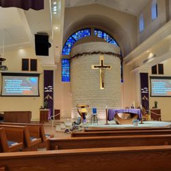 Holy Name of Mary Church - Inside the church