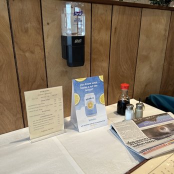Lai Lai Restaurant - 3/18/2023 Hand sanitizer at the table. - Chinese Near Me - Millbrae, California Lai Lai Restaurant - 3/18/2023 Hand sanitizer at the table. - Chinese Near Me - Millbrae, California