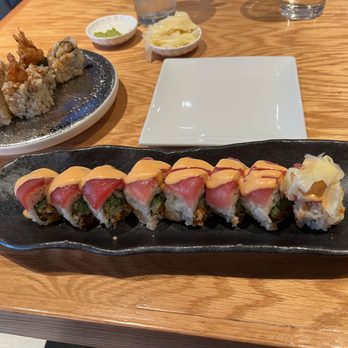 Taku Sushi Bar - Crispy Tuna Maki and pickled ginger - Sushi Bars Near Me - Beverly, Massachusetts