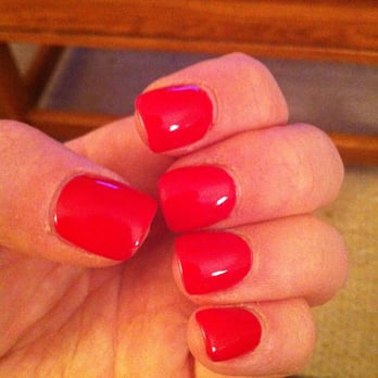 Elegant Nail Spa - Gel overlay with gel polish - Nail Salons Near Me - Lutherville, Maryland