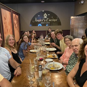 Amici's Cucina - Perfect seating for a family of 19 - Italian Near Me - Waterville, Maine