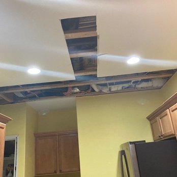 Smarter Construction & Remodeling - Ceiling After the Flood - General Contractors Near Me - Graham , Washington