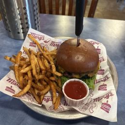 Mary's Burger and fries Mary's Burger and fries