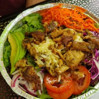 Subia's Vegan Cafe - The Philly Cheeze salad - Vegan Near Me - Jersey City, New Jersey