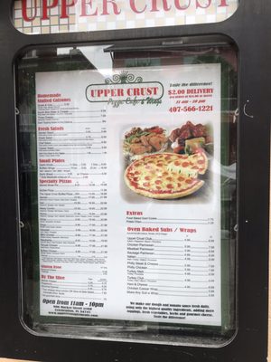 Menu photo 5 Upper Crust Pizza Celebration, FL Menu photo 5 Upper Crust Pizza Celebration, FL